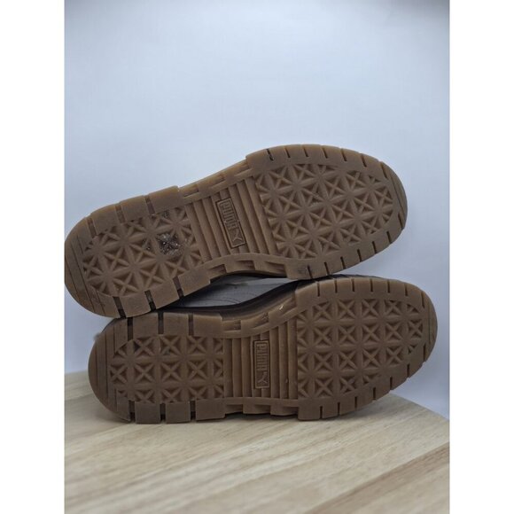 Puma Mayze Oatmeal Platform Shoes Sneakers Suede Size 6 380784-06 - Picture 8 of 9